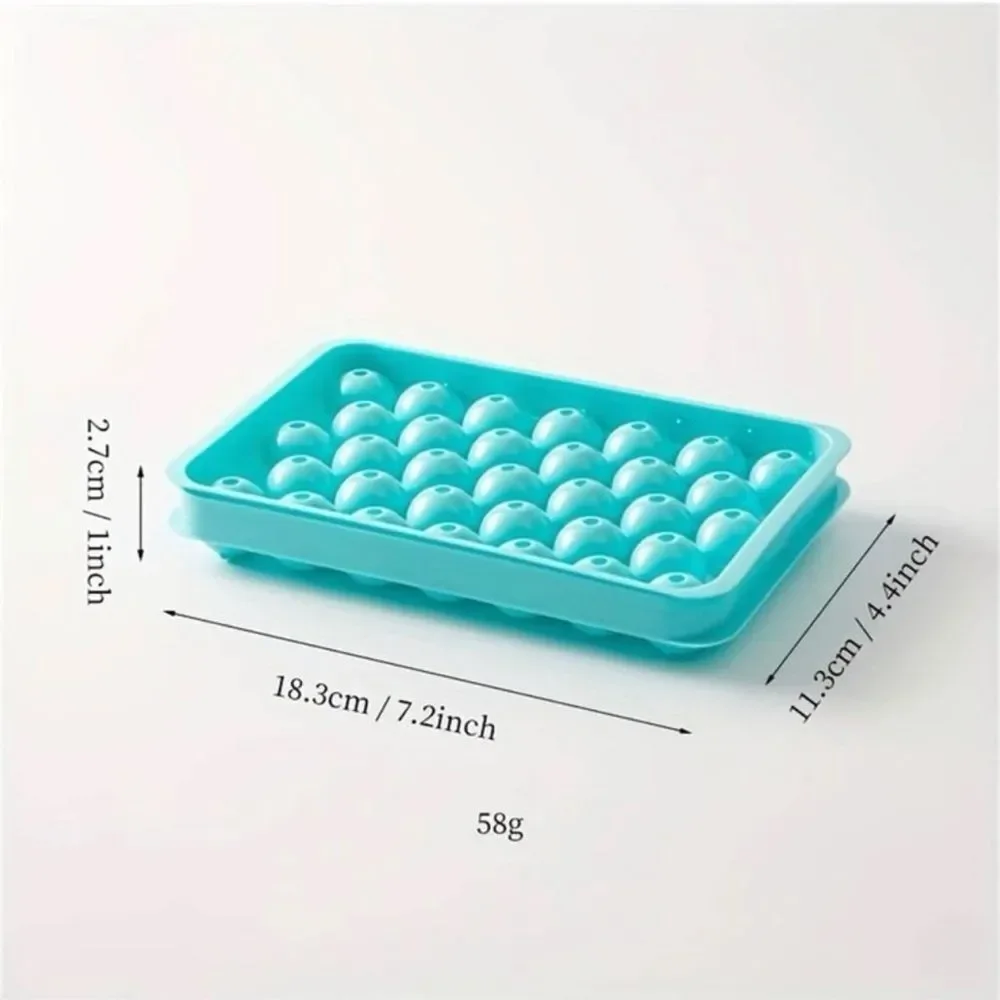 Ice Trays 3 pc Multi-grid Random Color Ice Ball Mold Pink Blue Sphere Set Sb